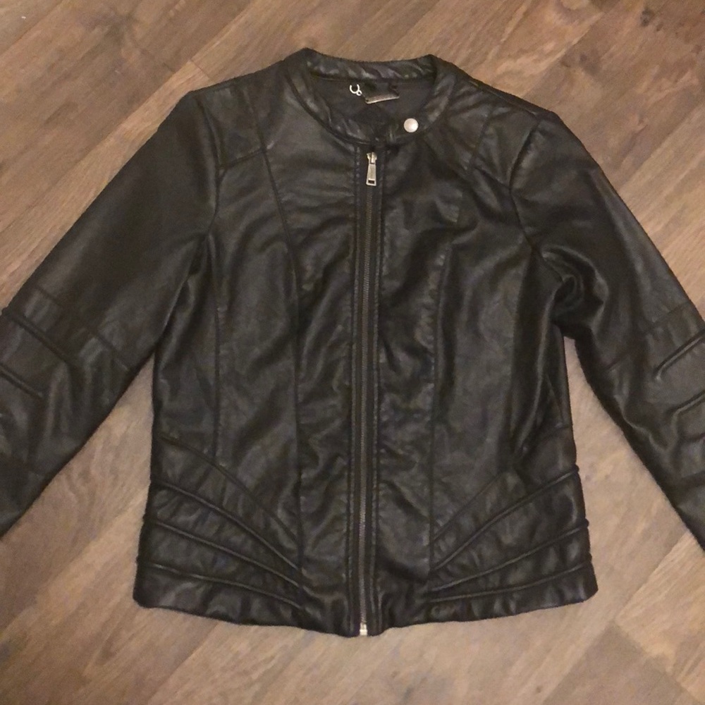 Faux Leather Jacket NWT